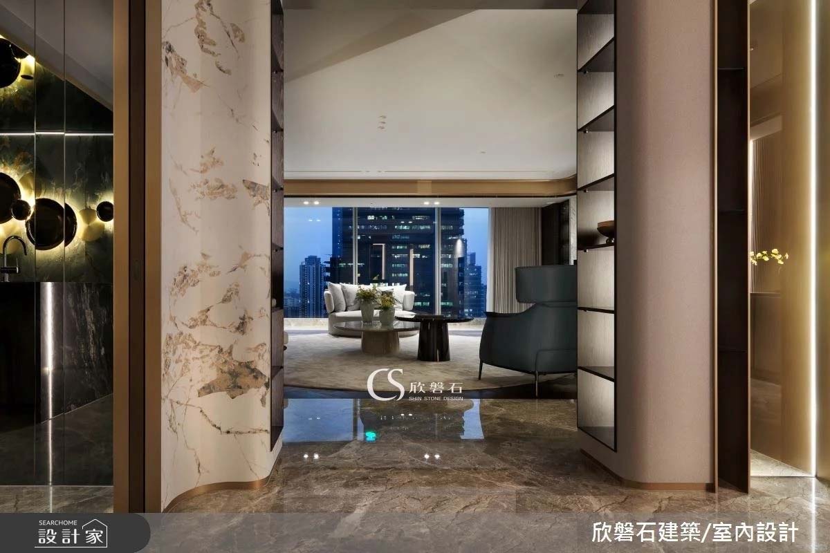 高端建材佐極致工藝鑄就不凡! 95坪毛胚屋的華麗蛻變，演繹頂奢品味
