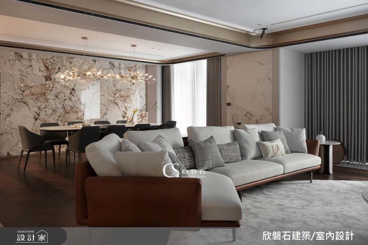 高端建材佐極致工藝鑄就不凡! 95坪毛胚屋的華麗蛻變，演繹頂奢品味